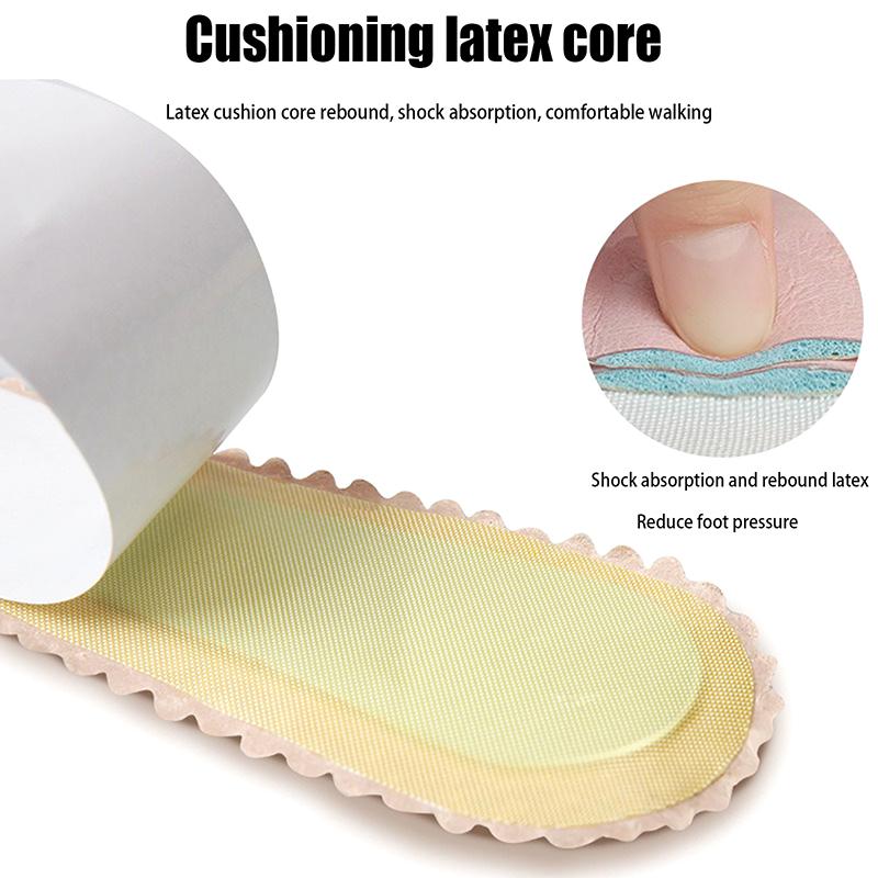 Sandals Insoles Self-adhesive Non-slip Women Shoes Pads Breathable High-heeled Shoe Soft Cushion Sole Stickers Orthotics Inserts