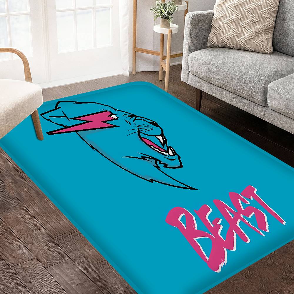 Individual Creato Mr-B-Beast Hallway Carpet Washable Non-Slip Living Room Sofa Chairs Area Mat Kitchen Doormat Area Rug