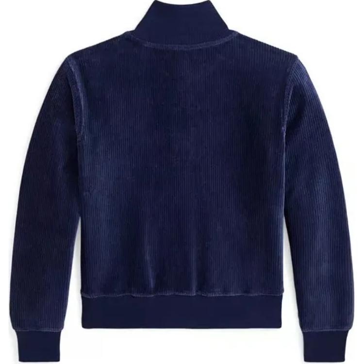 Polo Ralph Lauren Sweatshirt Half-Zip Long Sleeve Navy Blue Kids Tops POIZON241023662