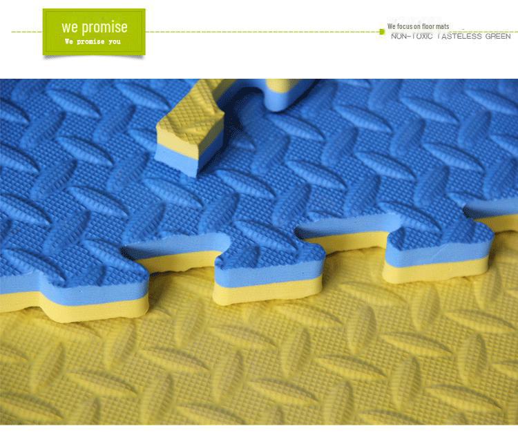 Foam Mat for Early Childhood Education, Kindergarten, and Dance Training - Leaf Pattern