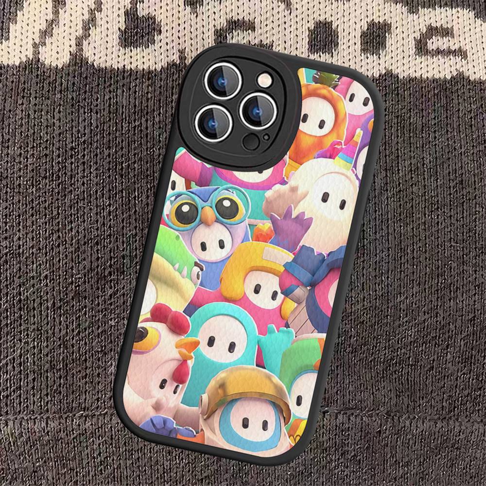 F-Fall G-Guys Party Game Phone Case Hard Leather For IPhone 14 13 16 Mini 15 14 11 12 Pro Max Plus Fundas