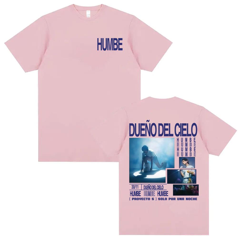 Humbe Dueno Del Cielo 2026 World Tour Tshirts Men Women 100 Cotton Cozy Short Sleeve T Shirt Summer Hip Hop Oversized Tshirt