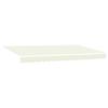 Retractable Awning Cream 350 X 200 Cm Polyester and Aluminum