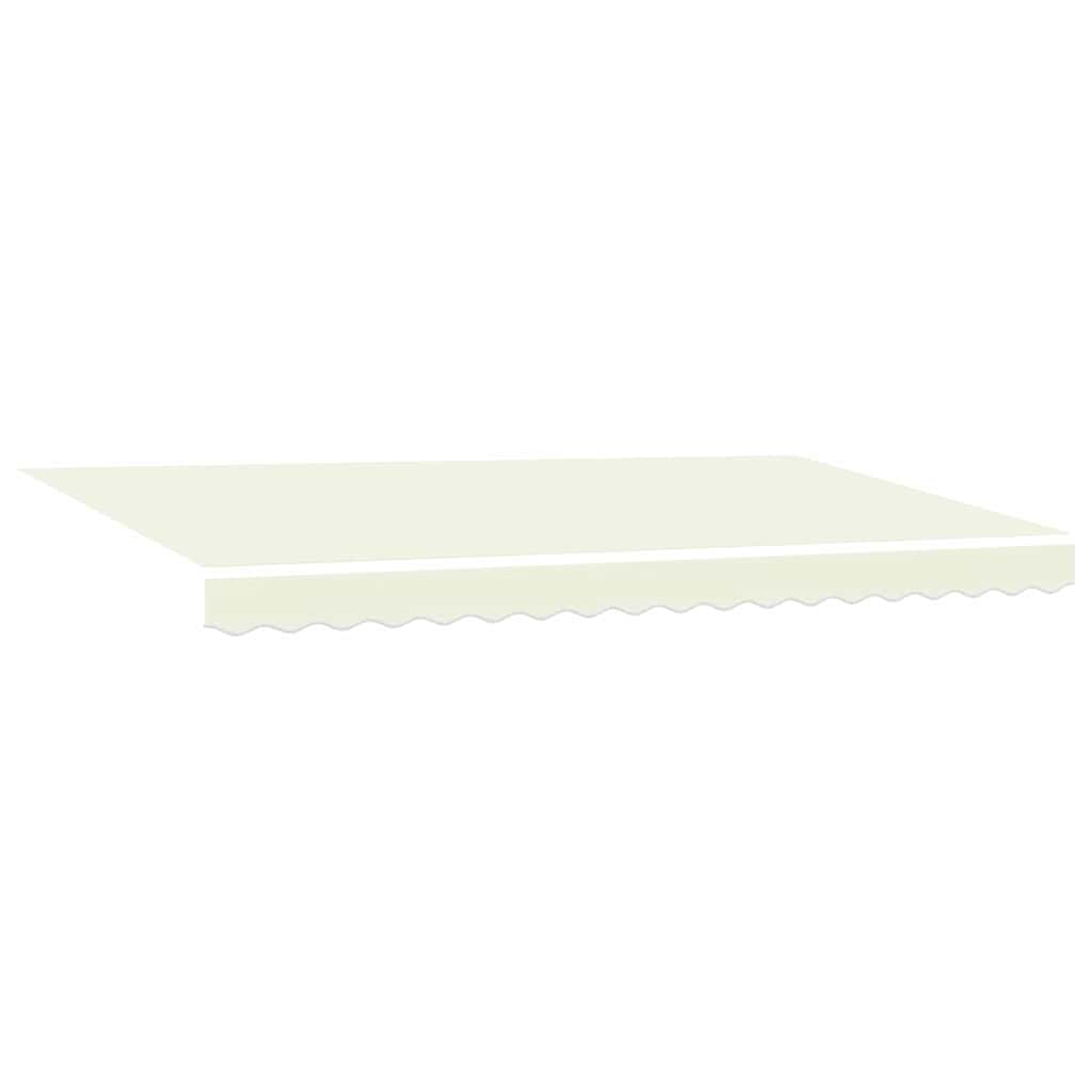 Retractable Awning Cream 350 X 200 Cm Polyester and Aluminum