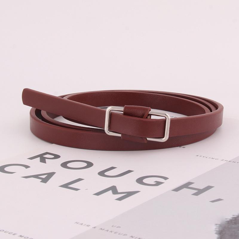 Slim Korean Version Waistband Women Fashionable Knot Decoration Cinching Dresses