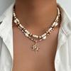 PuRui Bohemia 4 Styles Sun Coconut Husk Pendant Necklace Men Plastic Acrylic CCB Beads 2025 Summer Beach Vacation Zircon Gift