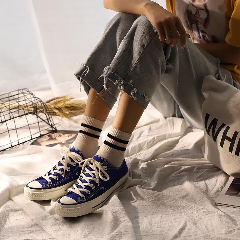 Royal Blue Canvas Shoes Women's Shoes Casual Shoes 18