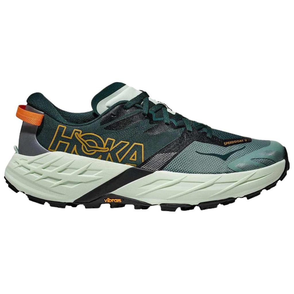 HOKA One One SPEEDGOAT 7 Trail Running Shoes Men's Dark Ink Green 1171928-BFS
