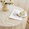 1pc French Pastoral Style Hollow White Lace Tablecloth Picnic Photo Background Cloth Coffee Table Dessert Table Decoration
