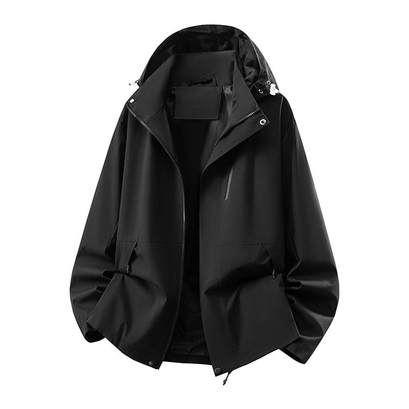 Autumn And Winter Jackets For Men, Solid Color Jackets For Men, Simple Men's Jackets, Men's Tops, Loose Casual Jackets