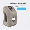 Portable Inflatable Travel Neck Pillow , Hand-Washable Cover For Airplane Car Bus Train Office Nap Camping