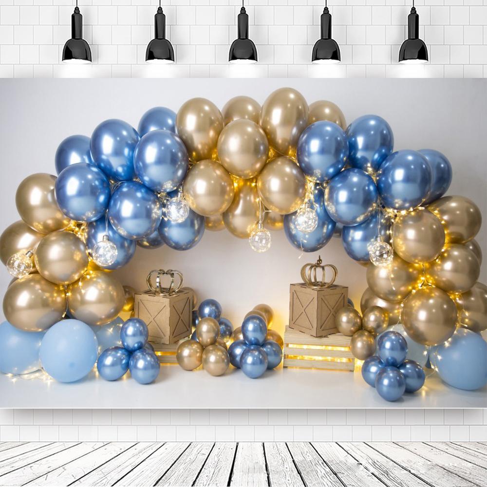 Birthday Party Balloon Background Decoration Castle Arch Flower Wedding Photography Background Studio Boy Girl Baby Shower Gift