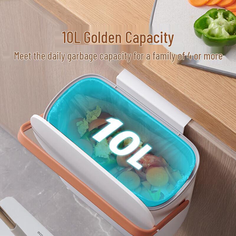 ecoco 10L Wandmontierbarer Küchenmülleimer