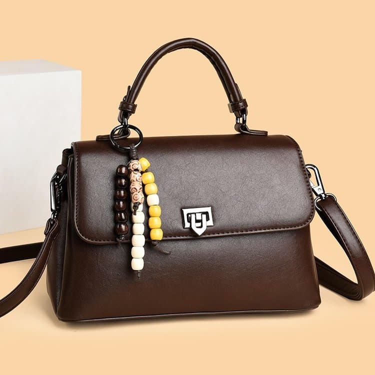 Lock Tote Bag Women's Hand Shoulder Messenger Bag