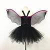 Halloween Bat Wings for Kids,Glitter Bat Wings Cosplay Bat Wing Costumes Halloween Cosplay Devil Wings for Boys Girls