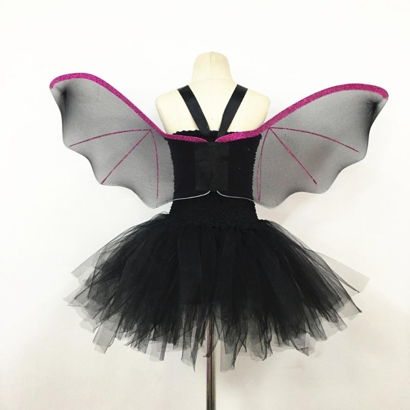 Halloween Bat Wings for Kids,Glitter Bat Wings Cosplay Bat Wing Costumes Halloween Cosplay Devil Wings for Boys Girls