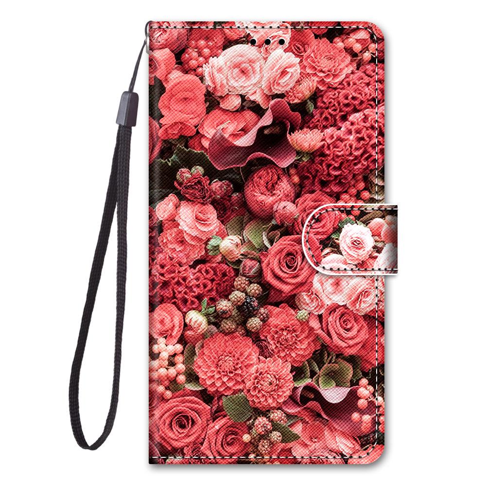Painted Leather Flip Phone Case For Xiaomi Poco C40 M5S Redmi 9 9A 9C 9T Lion Cat Butterfly Wallet Card Holder Stand Book Cover