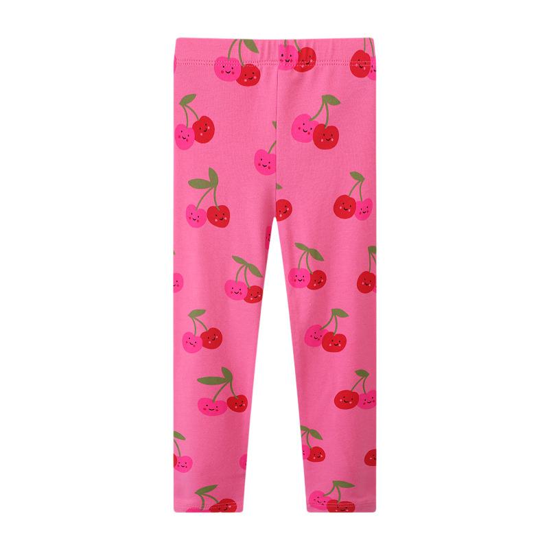 Jumping Meters 2-7T Striped Hearts Autumn Spring Girls Leggings Pants Print Full Length Girls  Baby Skinny Pencil Pants