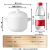 Baijie Ceramic Double-Lid Double-Boiler Stew Pot