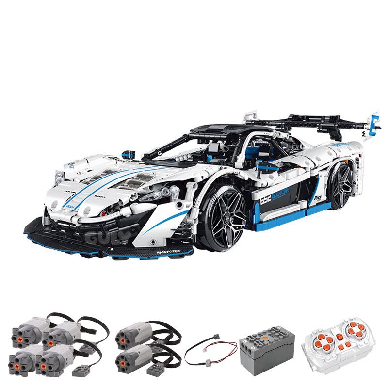 

Remote-Control McLaren 1:10 High-Speed Stunt Car Building Blocks Toy, Compatible for Ages 14+