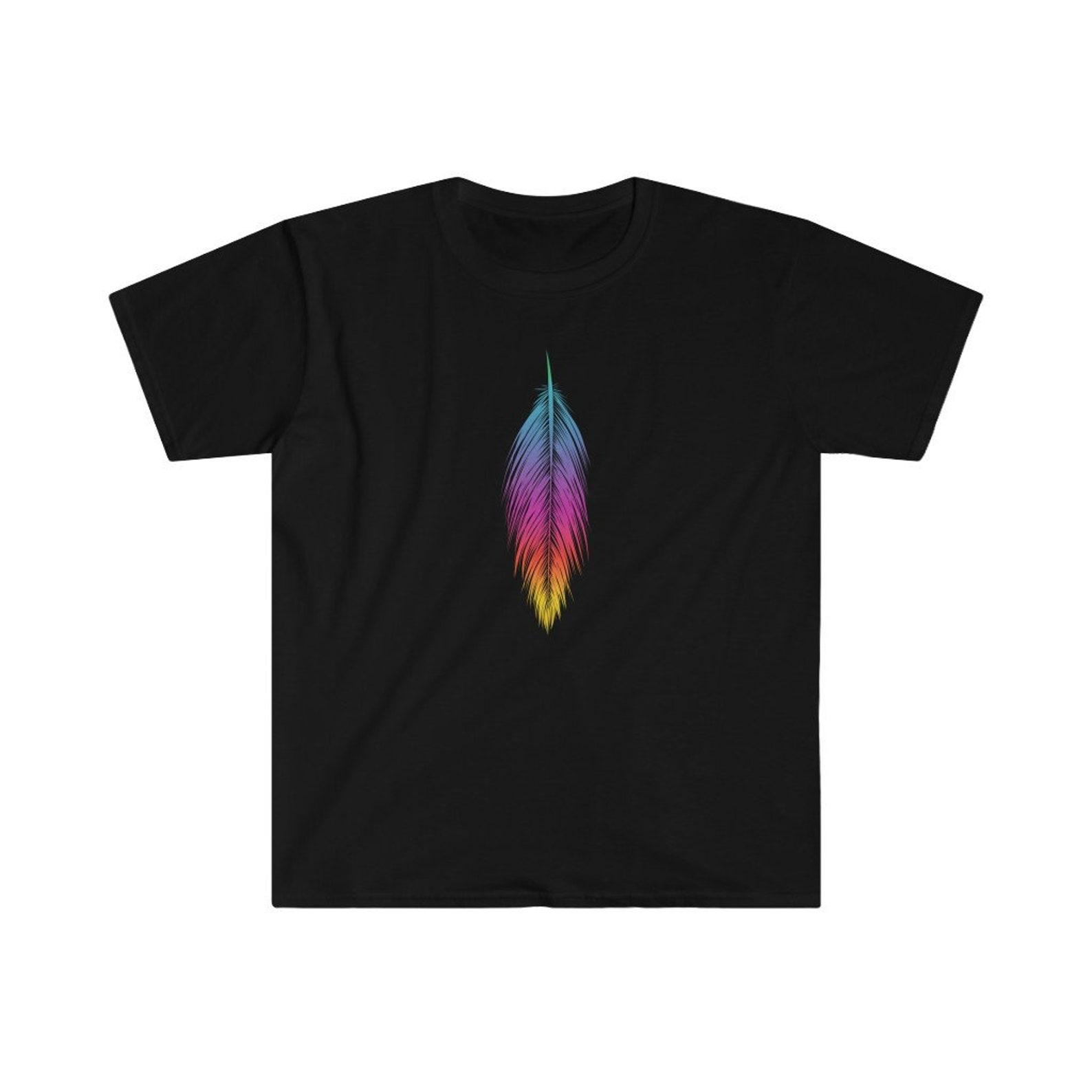 Feather Shirt in Canada | Indigenous Owned Shop In Canada | Feather T-Shirt 2XL