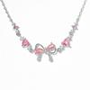INS Style Cute and Sweet Bracelet Love Zircon Butterfly Festival Bracelet Women's Valentine's Day Gift Zircon