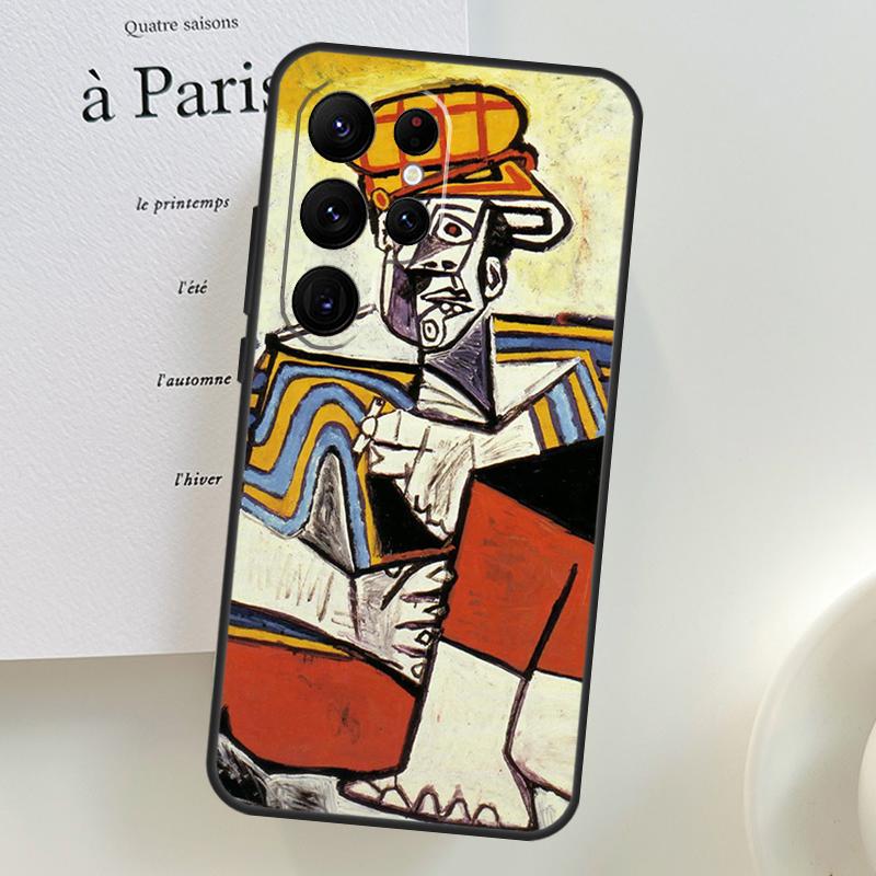 Picasso Abstract Art Painting Case For Samsung Galaxy S26 Ultra S24 S23 S22 S21 S25 Ultra S10 S20 Plus S25 FE Phone Cover