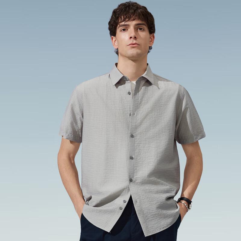 Judger Men s Lyocell Blend Short Sleeve Business Casual Shirt 43