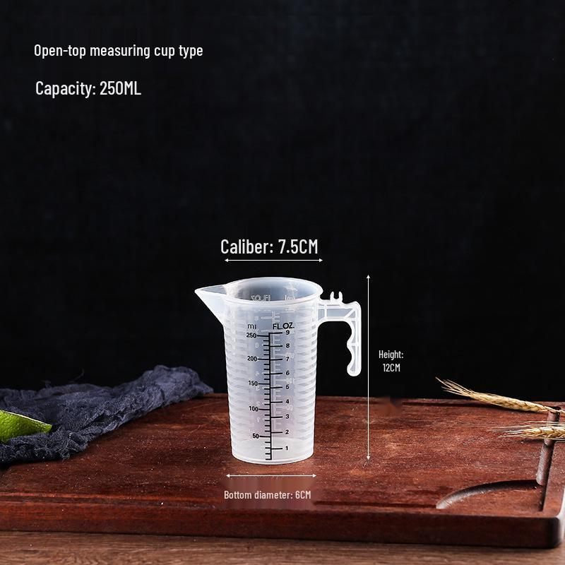 Hitzebeständiger Messbecher 5000 ml mit Deckel für Milchtee und Backen