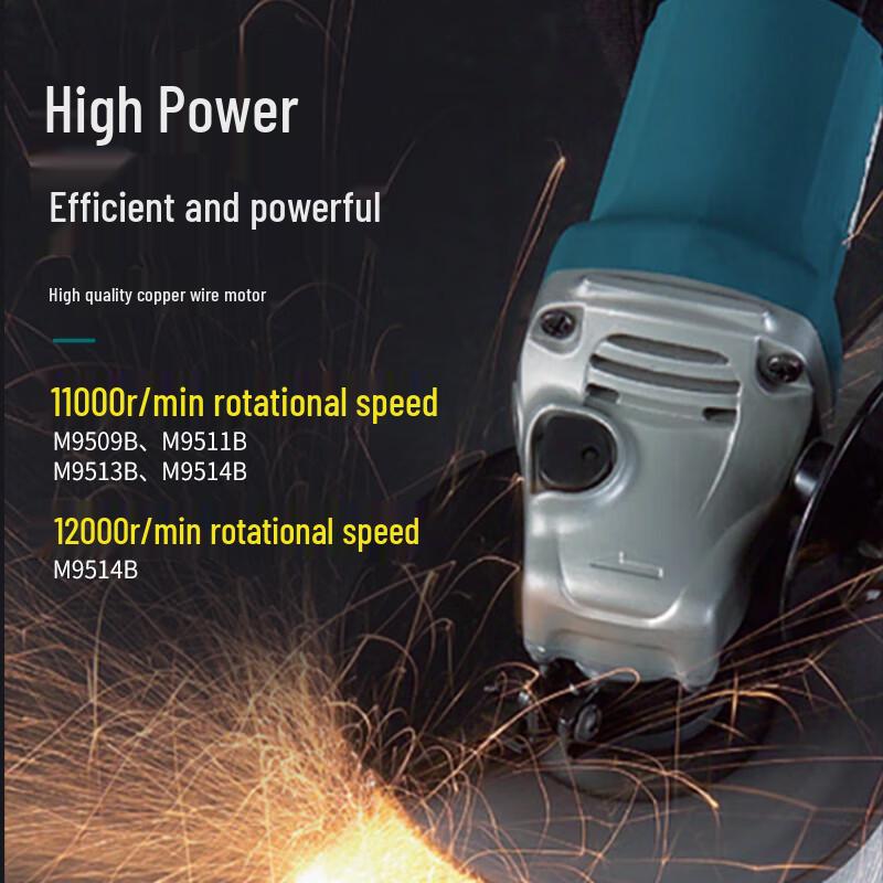 Makita Corded Angle Grinder CN plug (adapter included)