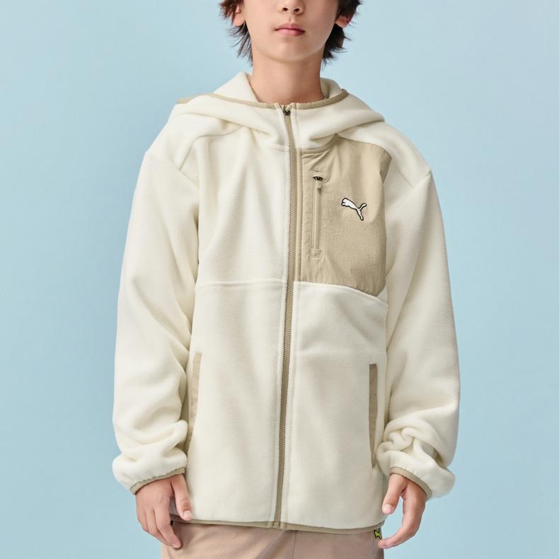 PUMA Jacket Performance Ecru Kids' 353325105205-10301