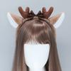 1 Bucată Cosplay Urechi de Cerb Bandă pentru Cap Unisex Coarne de Ren Bandă pentru Păr Lolita Petrecere de Crăciun Accesoriu pentru Cap Festival Purtat pe Cap
