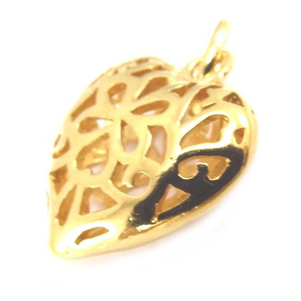 Les Trésors De Lily [G1627] - Gold Plated Pendant 'Love Choreography'
