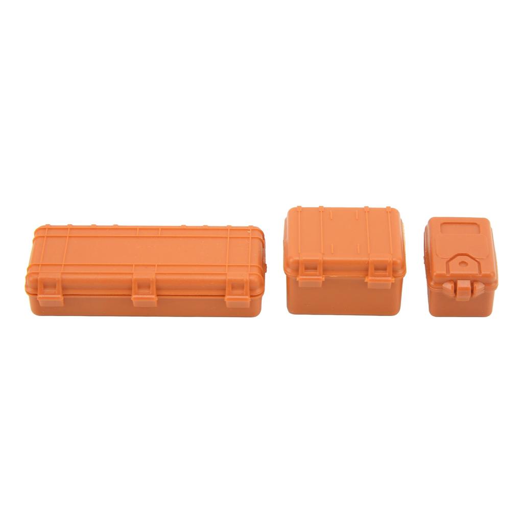 3 Pcs RC Car Simulation Luggage Case Large Medium Small RC Crawler Suitcase Decoration for 118