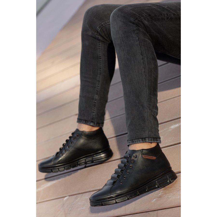 Men's Genuine Leather Casual Half Boots