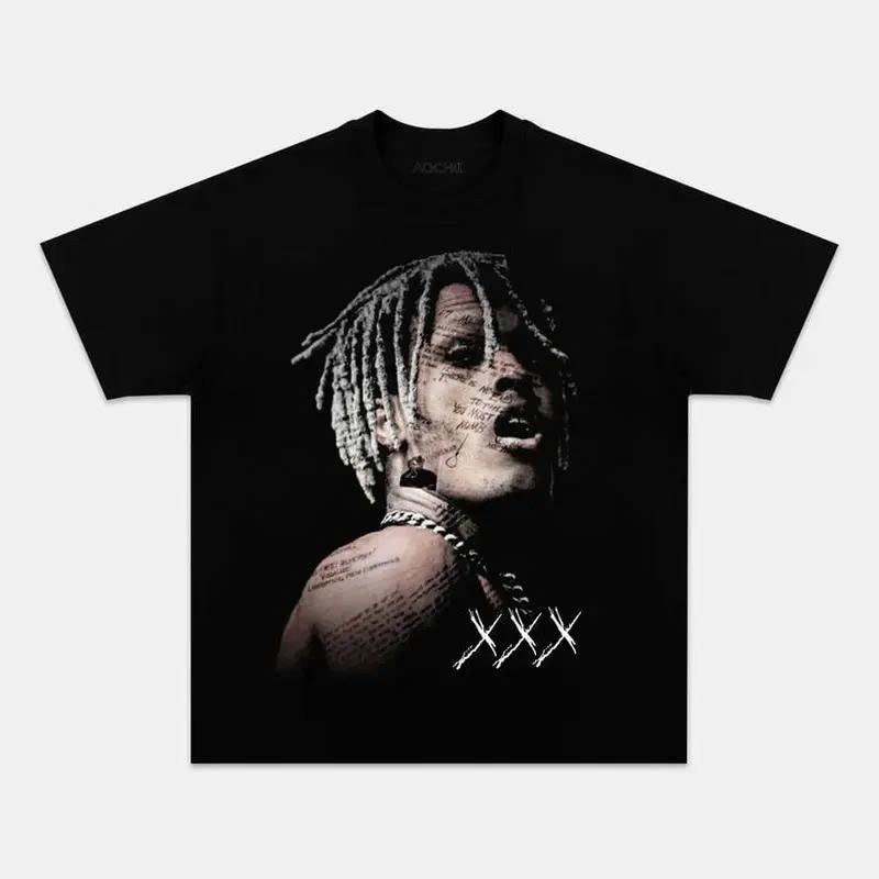 XXXTentacion Big Face Graphic Tee Vintage Rap Fan Unisex Concert Tour Unisex T-Shirt XXXXL