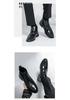 Men's High-Top Leather Pointed Toe Boots - Formal Casual Large Size Fashionable Short Martin Boots for Autumn.