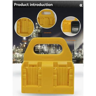 A25F-Battery Holder Storage Rack For 18V - 60V Li- Battery DCB203 , Portable Battery Holder With Handle