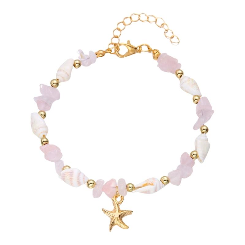 Ocean Bracelet Delicate Hand Jewelry Shell Bracelet Sweet Accessories Alloy Texture Suitable for Daily and Special Event
