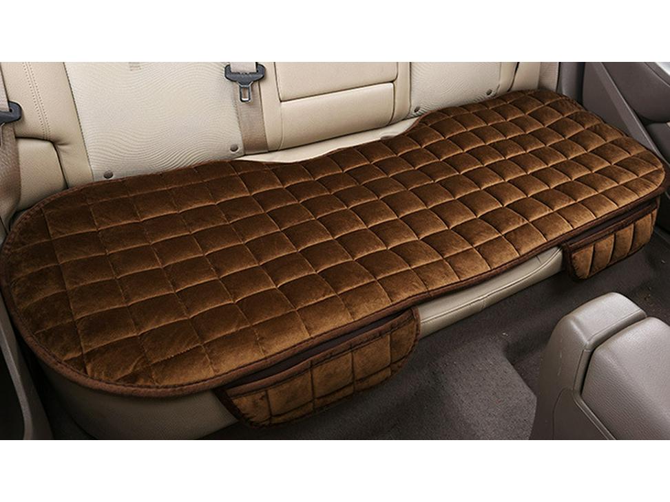 Plush Winter Car Seat Cushion Set: Thickened Wool for Warmth