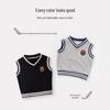Boys' College Style Sleeveless Toddler Vest - Spring/Autumn Wear