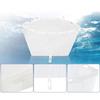 Oversized Bathtub Filter Net Replacement Mesh Bag Suitable for Multiple Models Quick Releasing Design Easy Cleaning