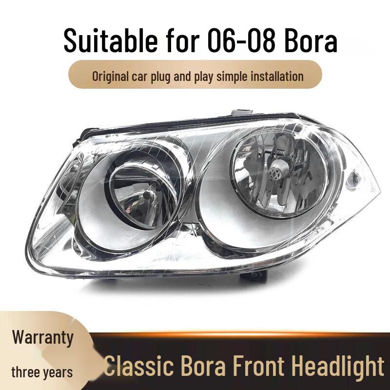 Compatible Headlight Assembly for 06-08 Bora Classic Models Standard Left Driver Side