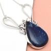 Labradorite Necklace Blue  Natural Beads  Gifted Pendant Cts