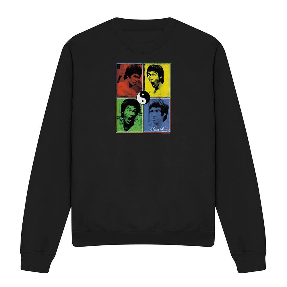 Bruce Lee Unisex Adult Colour Block Sweatshirt