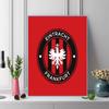 Eintracht Frankfurt FC Pattern  3pcs 100% Round Full Drill 5D DIY Diamond Painting Embroidery Cross Stitch Rhinestone Décor
