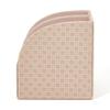 Francfranc Embossed Desk Organizer, Large, Pink, Drawer-Style Storage Box for Stationery and Small Items