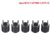 5Pcs M8-M14 Keylock Wire Thread Insert ,Helicoil Nut Black Carbon Steel Key-Locking Thread Repair Inserts