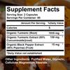 Turmeric Curcumin with Black Pepper Extract, 120 Vegan Vegetable Capsules, Curcuminoids Dietary Supplement