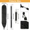 Refillable Travel Neck Pillowcase with Explosion-Proof Zipper and Storage Bag for Airplane Pillow or Clothing